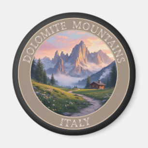 Dolomitbergen, Italien Magnet