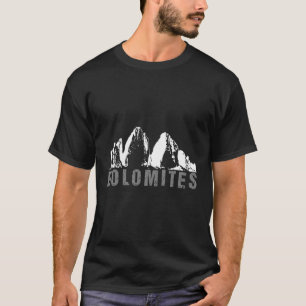 Dolomitbergen och ökandet t shirt