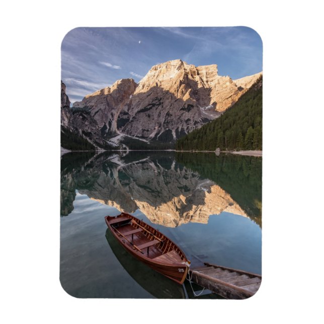 Dolomite-Alpernor | Pragser Wildsee | Tyrolen, Ita Magnet (Vertikal)