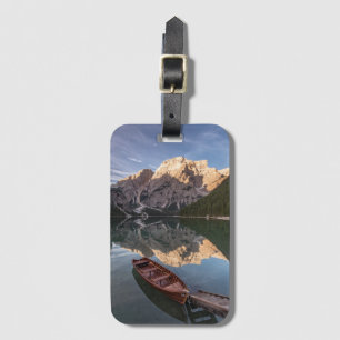 Dolomitealperna Pragser Wildsee Tyrol, italien Bagagebricka