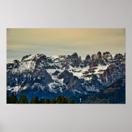 Dolomiter, italienska Alpernor Poster