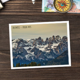 Dolomiter, italienska alpernor vykort