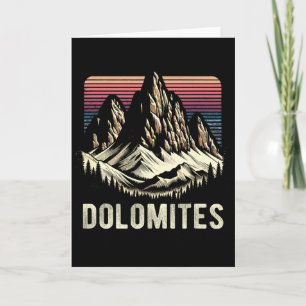 Dolomiterna Dolomitiska alperna Klättring Vandring Kort