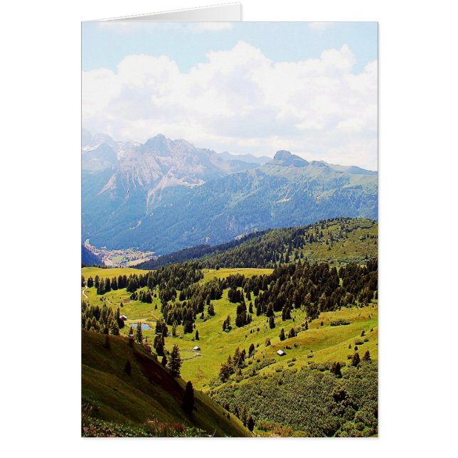 Dolomiterna Hälsningskort (Framsidan)