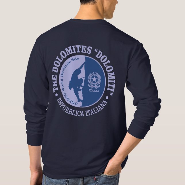Dolomiterna (klättring) t-shirt (Baksida)