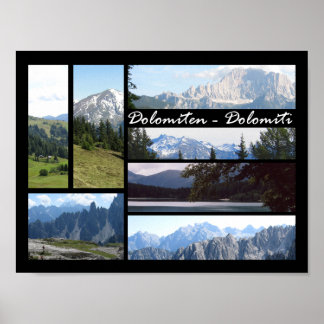Dolomiterna Poster