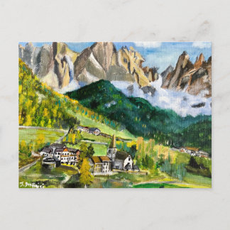 Dolomiterna, vykort