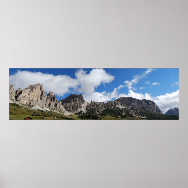 Dolomiternas liggande poster (Framsidan)