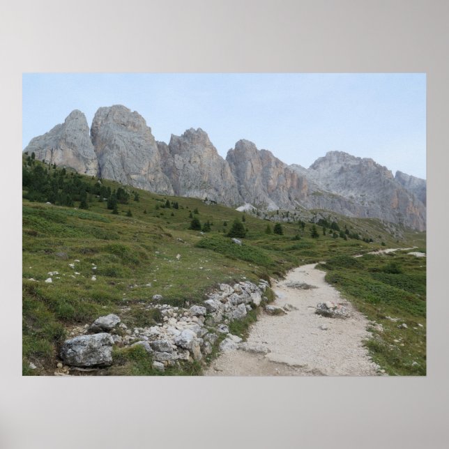 Dolomites-Italien Poster (Framsidan)