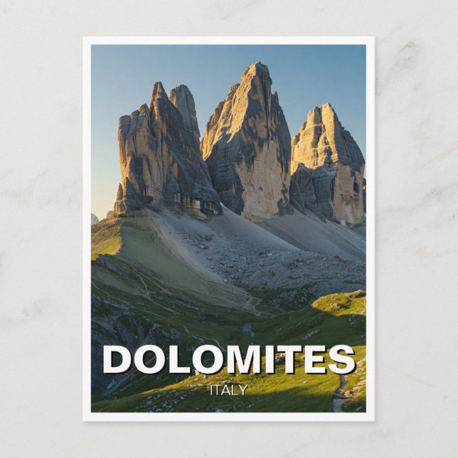 Dolomites Italien Travel Vykort (Framsida)