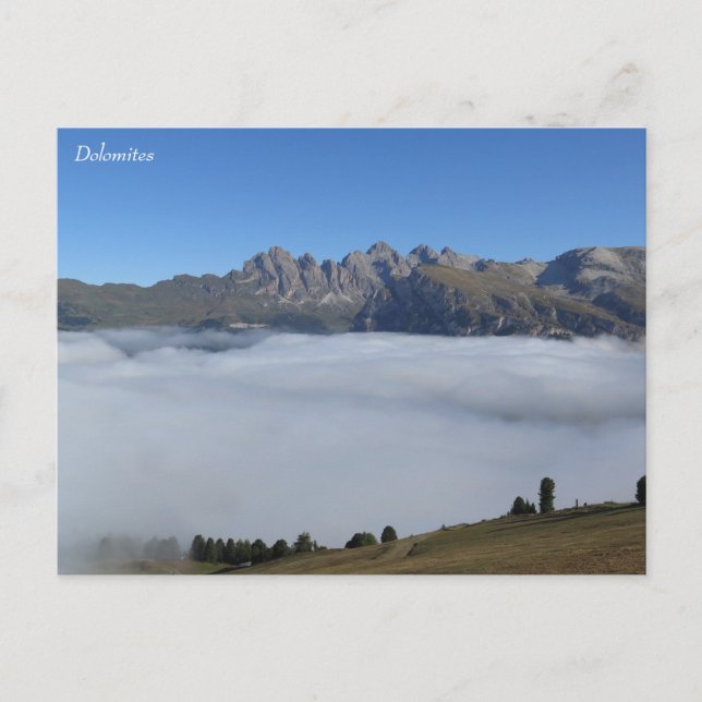Dolomites-Italien Vykort (Framsida)