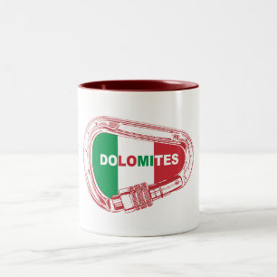 Dolomites klättning Carabiner Två-Tonad Mugg