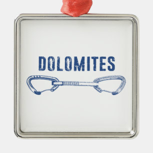 Dolomites klättra Quickdraw Julgransprydnad Metall