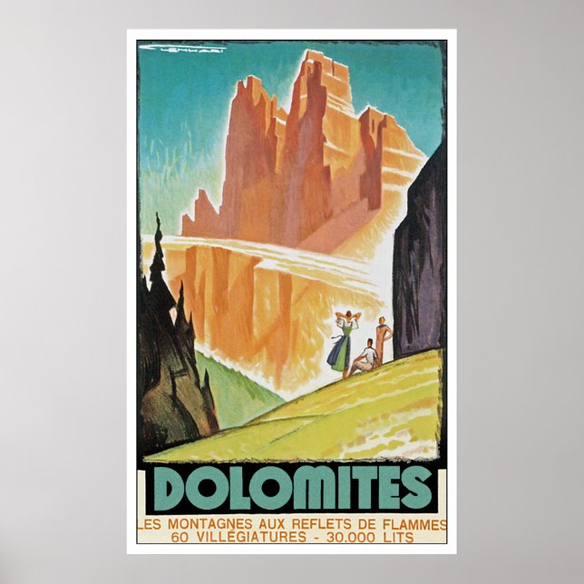 Dolomites Poster (Framsidan)