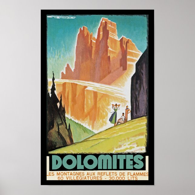 Dolomites Poster (Framsidan)