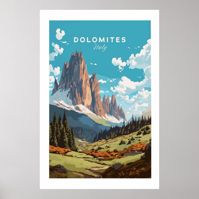 Dolomites Poster (Framsidan)