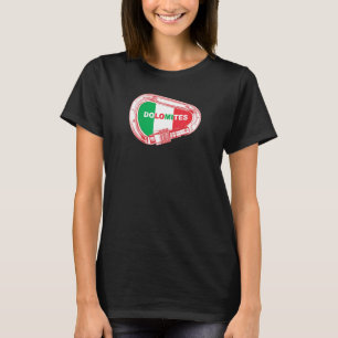 Dolomites Sten klättrande Carabiner T Shirt