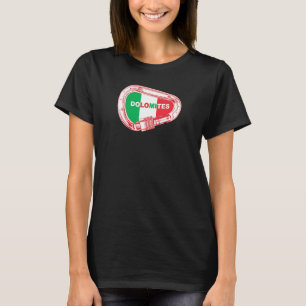 Dolomites Sten klättrande Carabiner T Shirt
