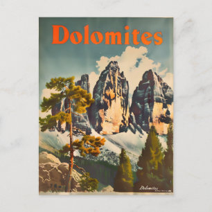 Dolomites-Vintage Vykort