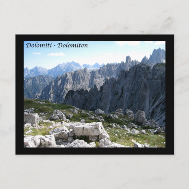 Dolomites Vykort (Framsida)