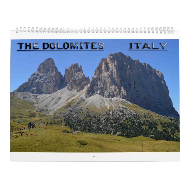 Dolomite'sen, italien kalender (Omslag)