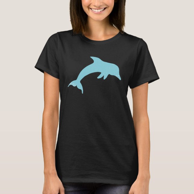 Dolphin Aquatic Mammal Sea Animal T Shirt (Framsida)