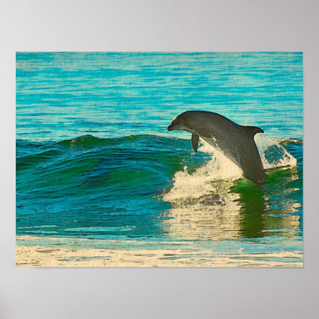 Dolphin är My Spirit Animal Poster (Framsidan)