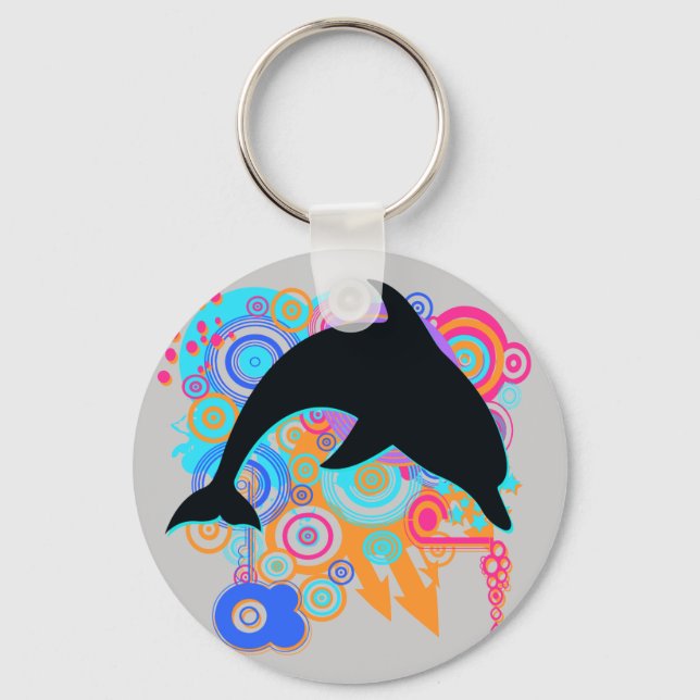 Dolphin Art Nyckelring (Framsida)