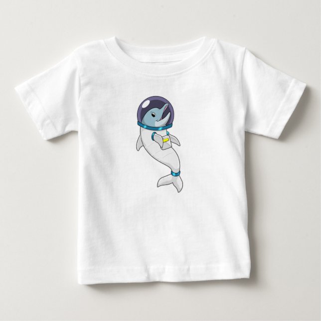 Dolphin as Astronaut in Costume T Shirt (Framsida)