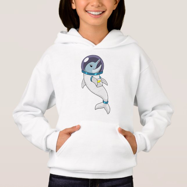 Dolphin as Astronaut in Costume T Shirt (Framsida)