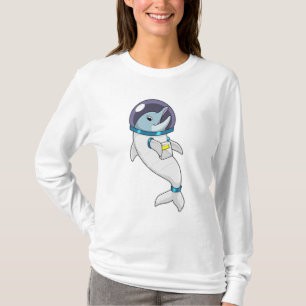 Dolphin as Astronaut in Costume T Shirt