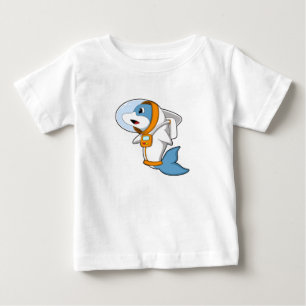 Dolphin as Astronaut med Costume T Shirt