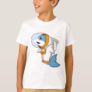 Dolphin as Astronaut med Costume T Shirt