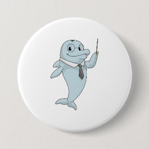 Dolphin as Teacher med pekare Knapp