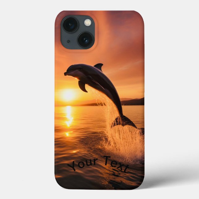 Dolphin at Golden Sunset (Baksida)