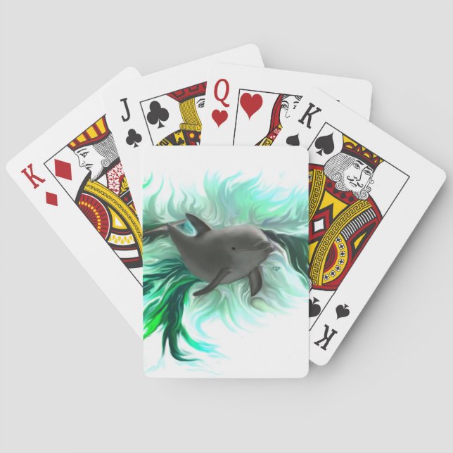 Dolphin Baby Casinokort (Baksidan)