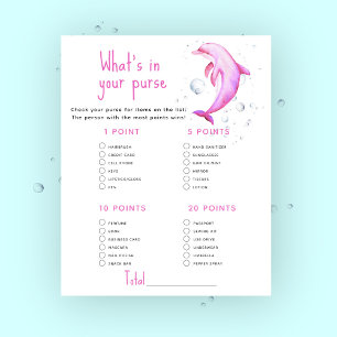 Dolphin babydusch - Whits in your purge-leken