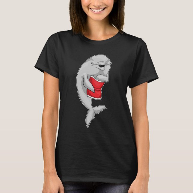 Dolphin Bag of Chip T Shirt (Framsida)