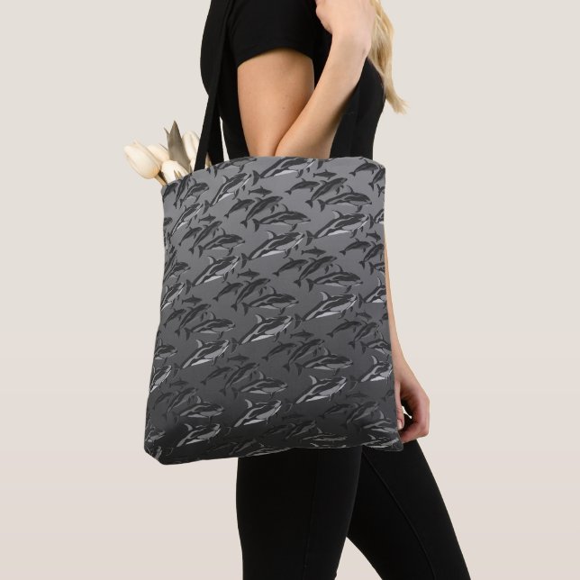 Dolphin Bags Pacific White Sided Dolphin Handväsko Tygkasse (Närbild)
