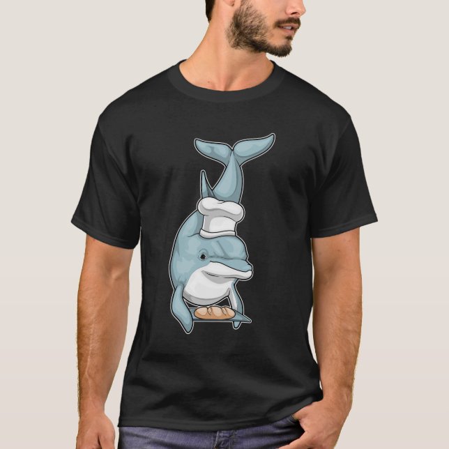 Dolphin Baker Bread T Shirt (Framsida)