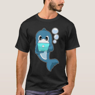 Dolphin bärbar dator t shirt