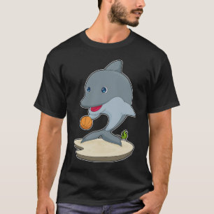 Dolphin Basketball Player Basketball T Shirt