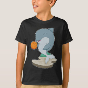 Dolphin Basketball Player Basketball T Shirt
