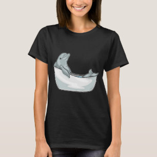 Dolphin Bathe Bathtub T Shirt