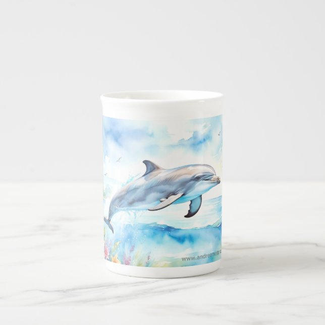 Dolphin Benporslin Mugg (Framsidan)