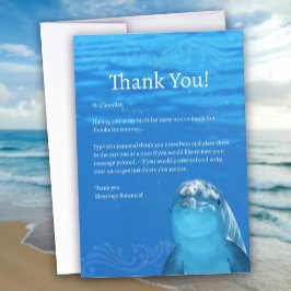 Dolphin Blue Ocean Flata tackkort Tack Kort