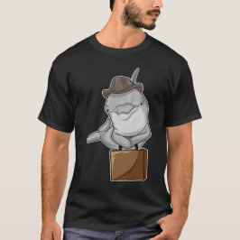Dolphin Businessman Briefcase T Shirt