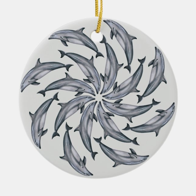 Dolphin Ceramic Ornament (Framsidan)