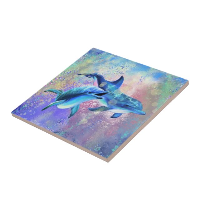 Dolphin Ceramic Tile Kakelplatta (Sidan)