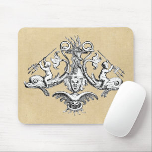 Dolphin & Cherub Nautical Emblem Musmatta